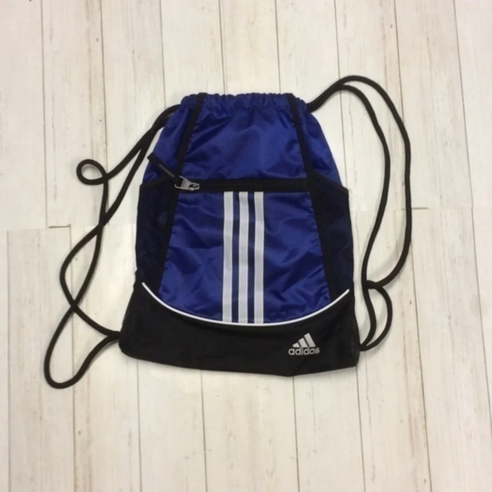 Adidas Blue White Alliance II Sackpack